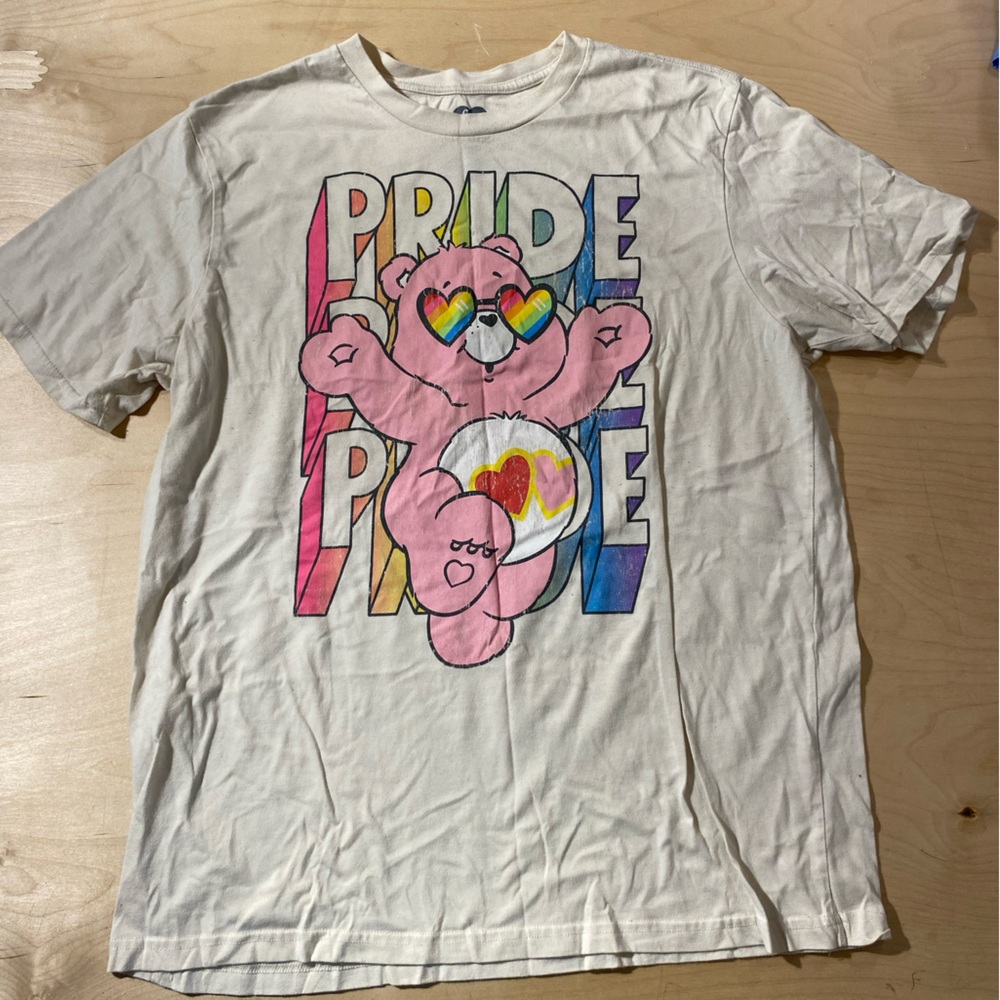 Care Bears Pride Graphic T-Shirt - Cream XL (LU)